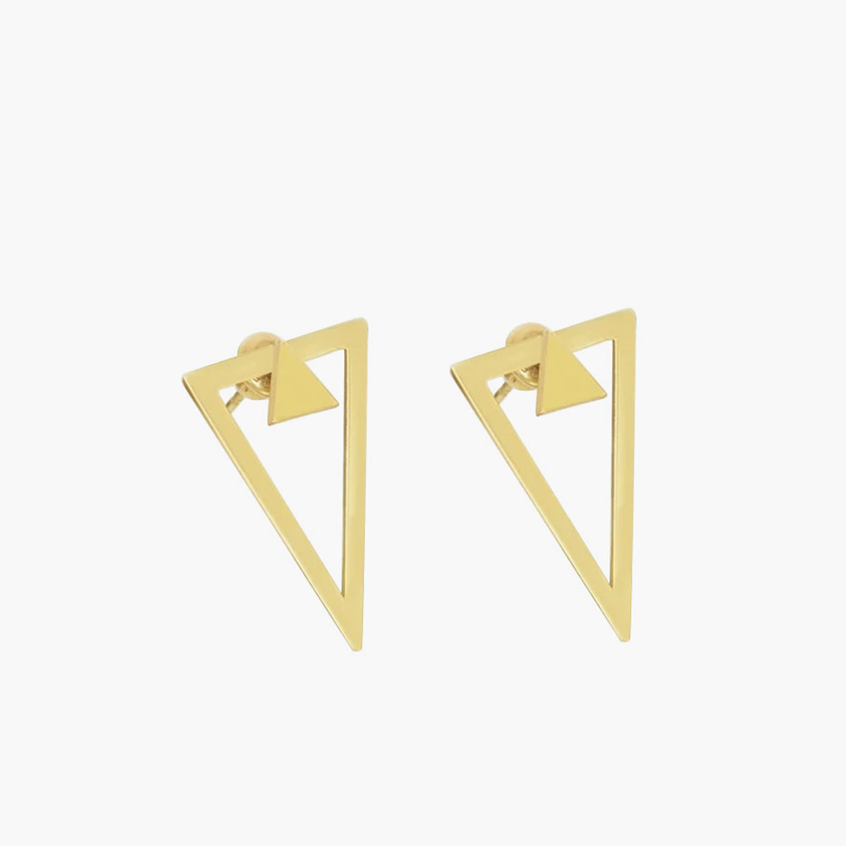 Detachable Triangle Earrings