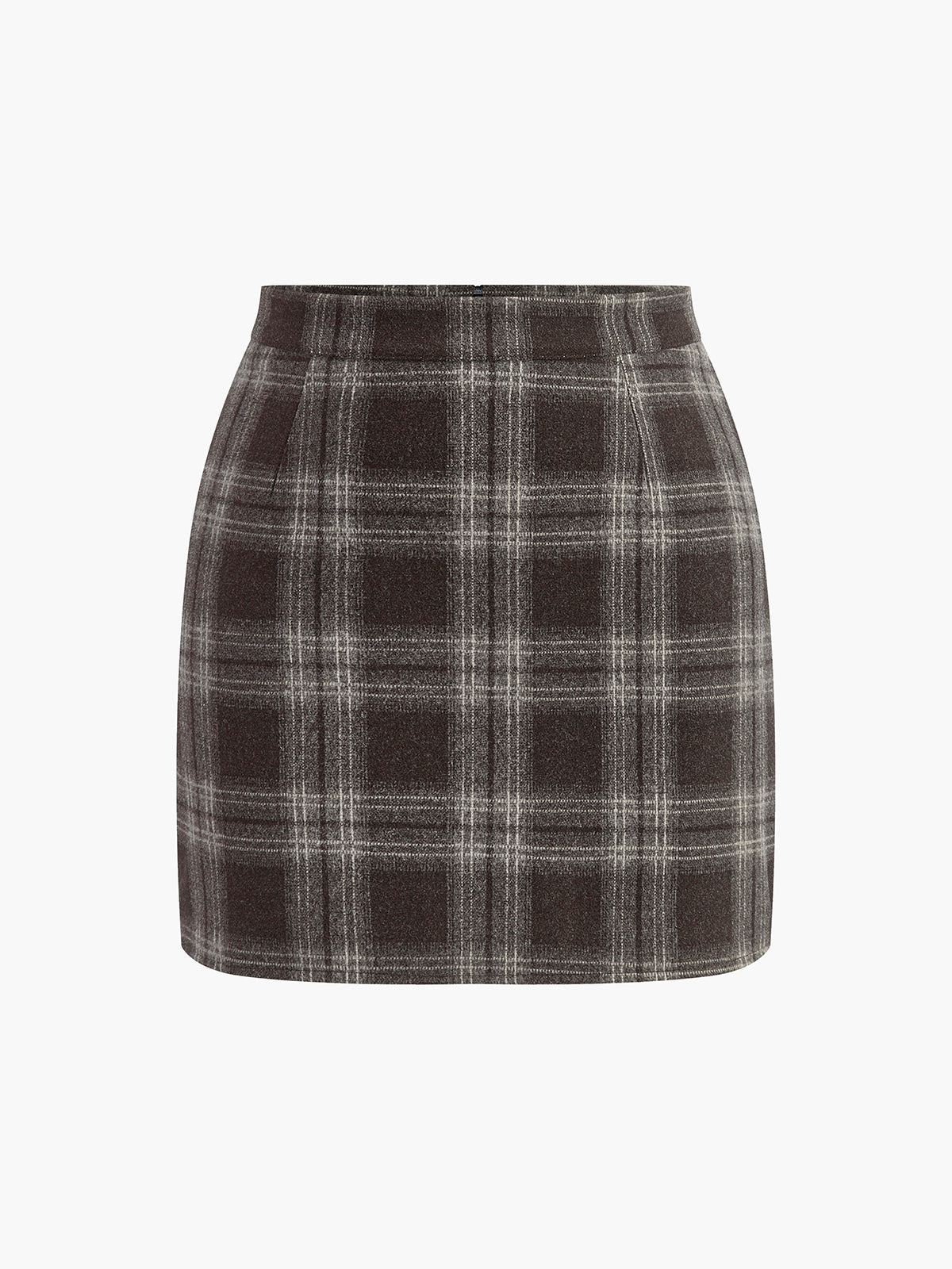 Plaid Tweed Mini Etek