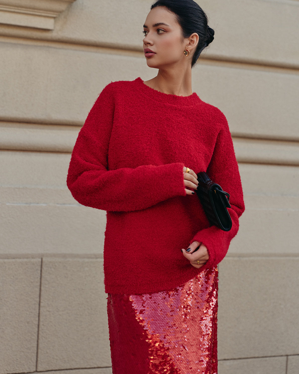 Eddy Şık Yün Karışımlı Kazak