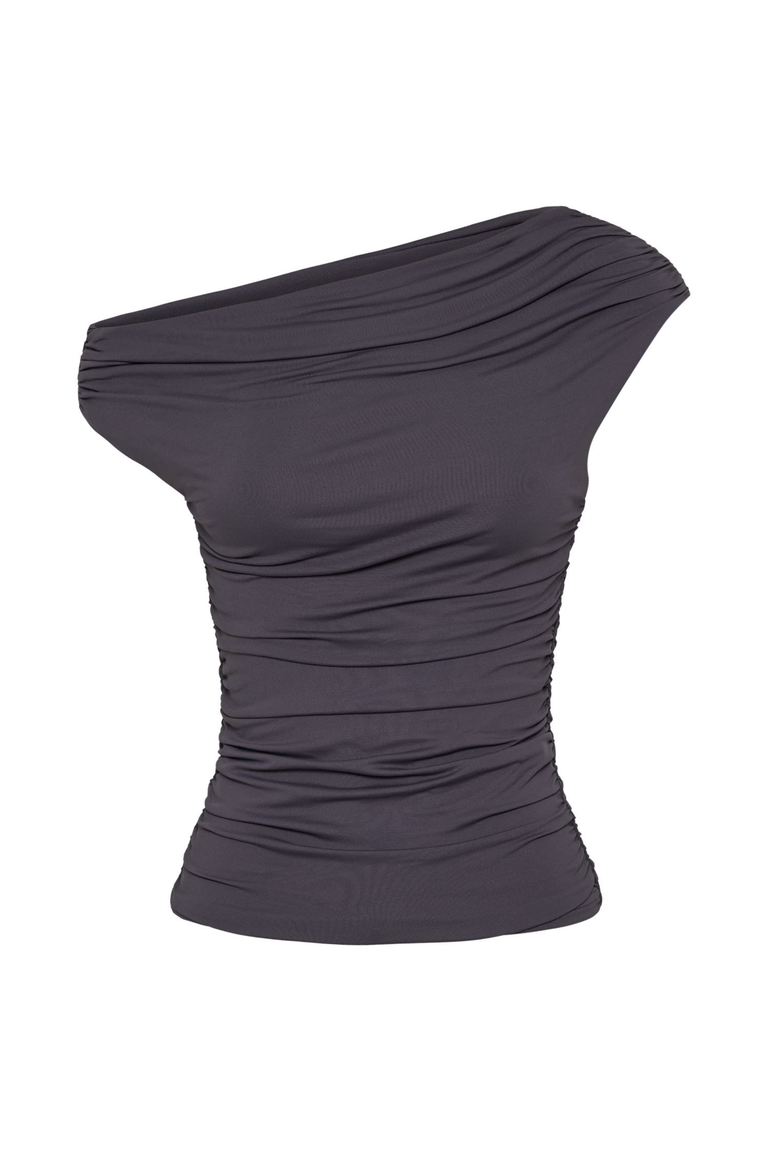 Alayna Recycled Nylon Ruched Üst