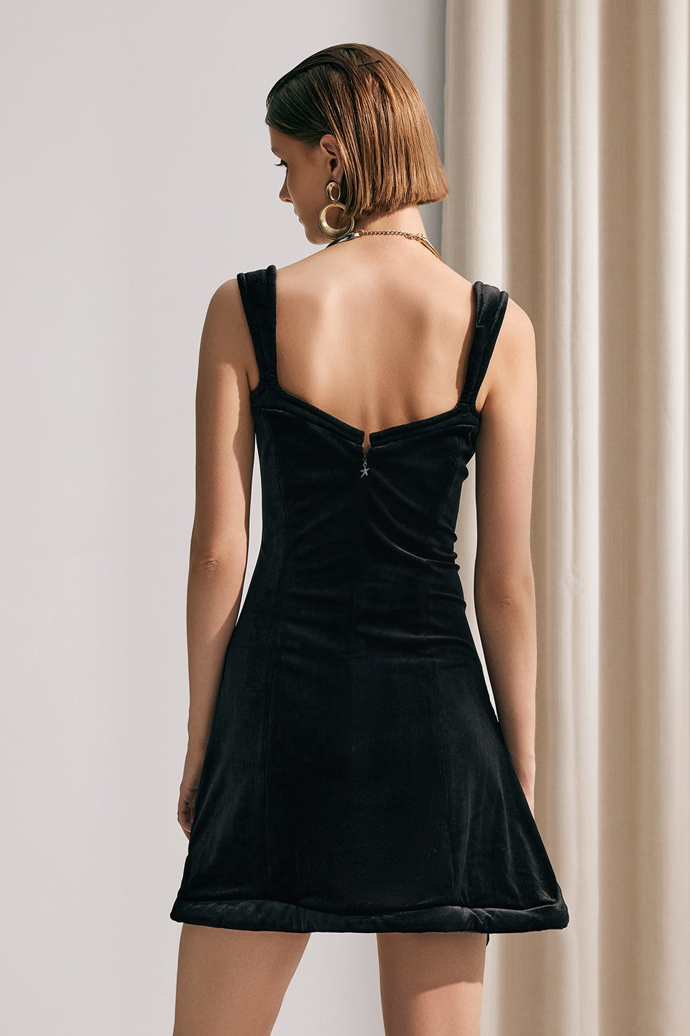 Camille Asimetrik Mini Elbise