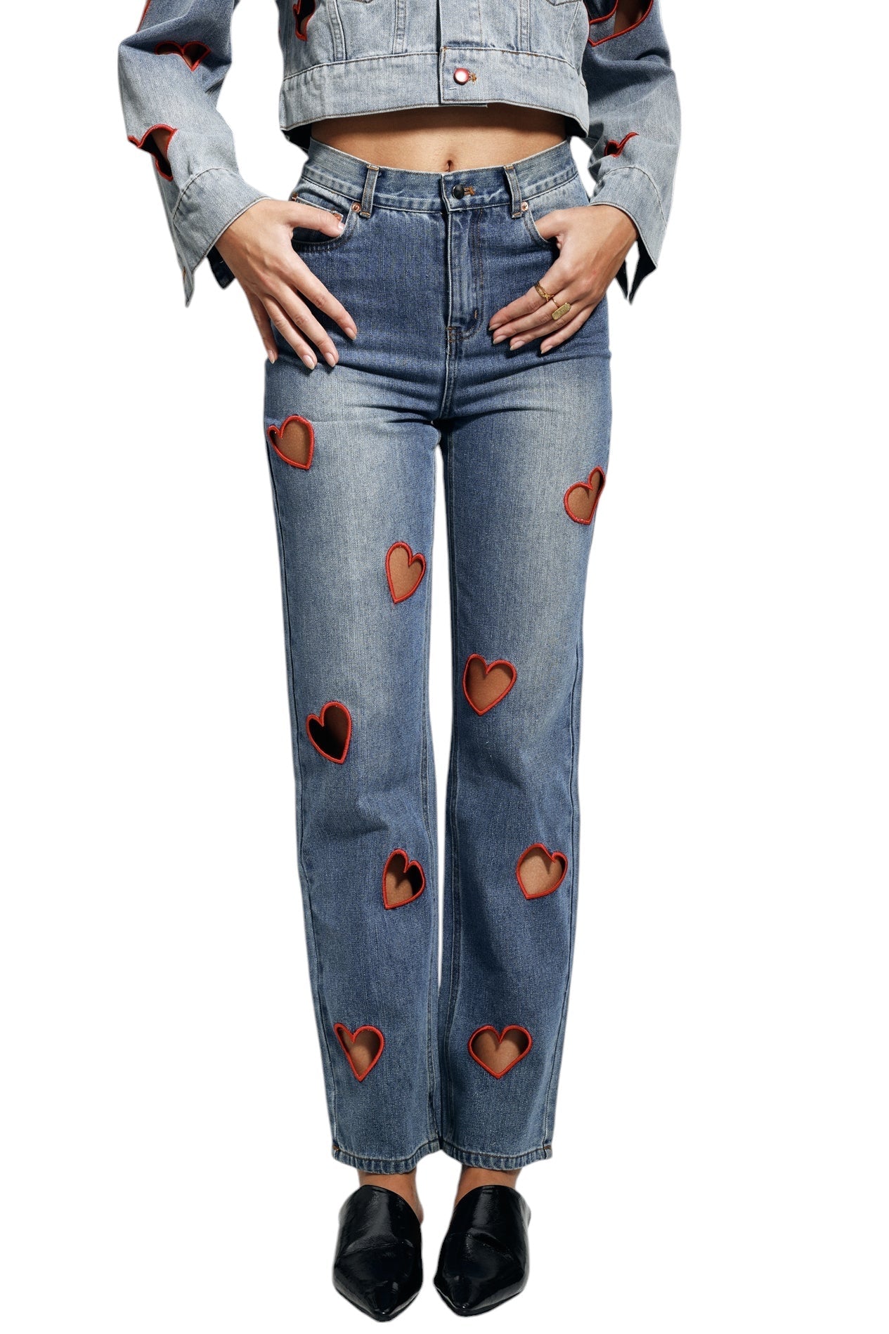 Kesik Detaylı Jean