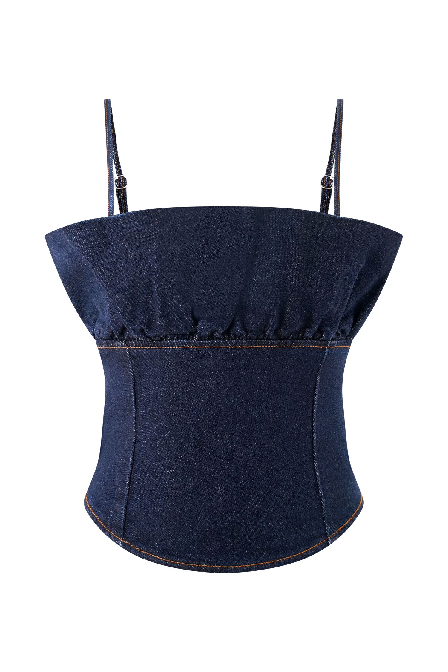 Cecilia Denim Frill Elbise