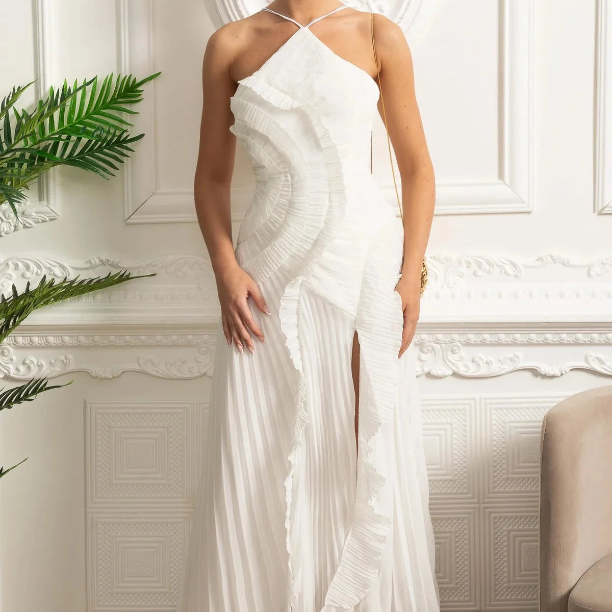 Liora Pure Midi Elbise