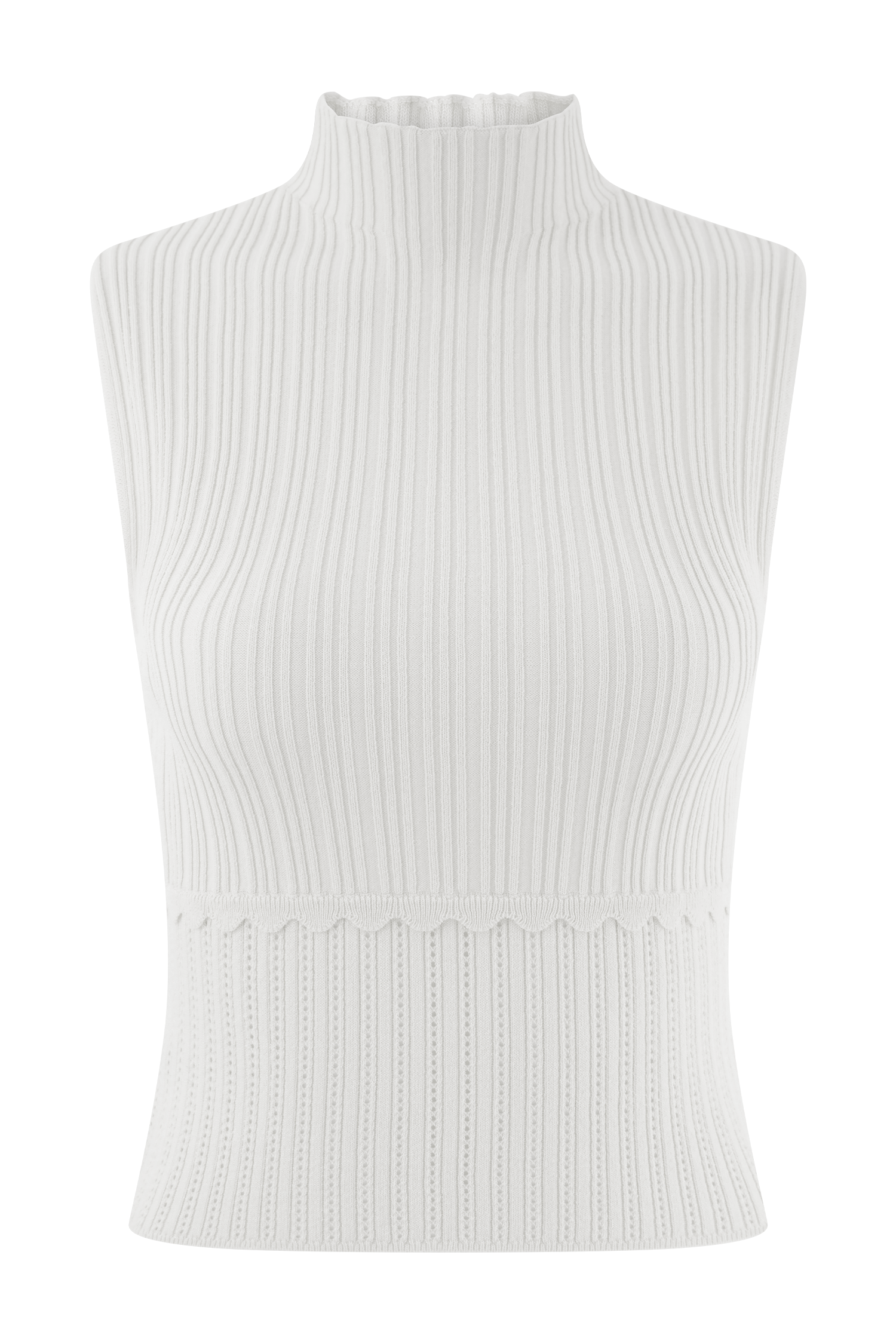 Indy Pointelle Knit Üst