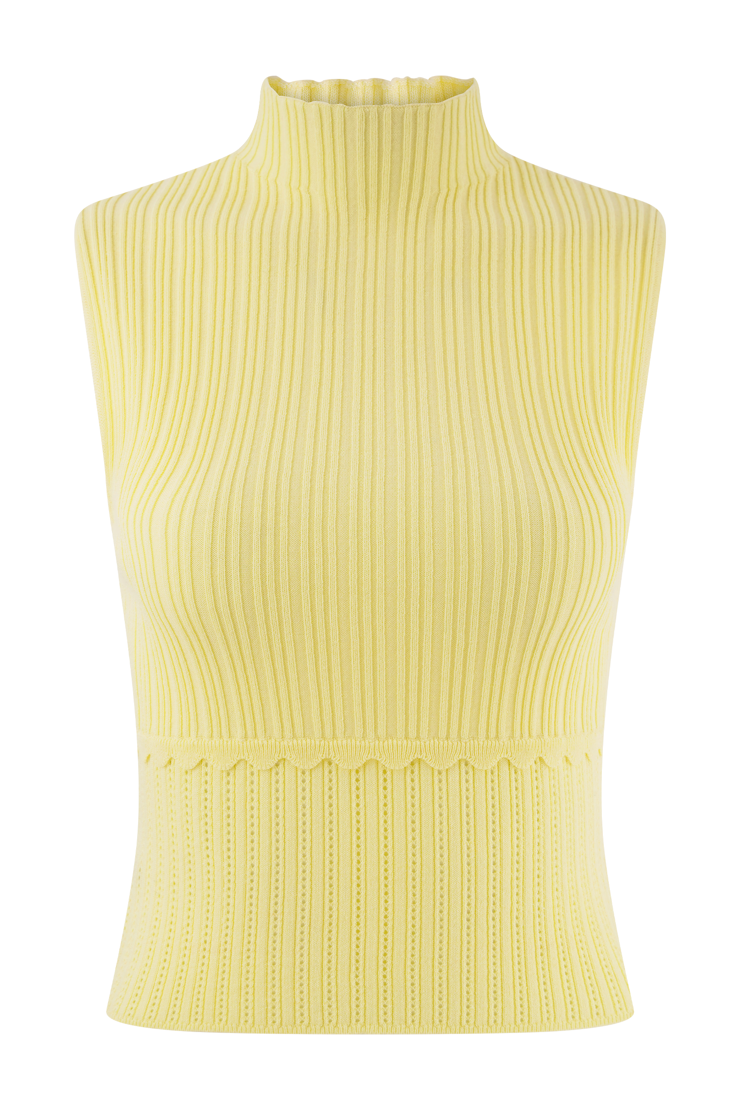 Indy Pointelle Knit Üst