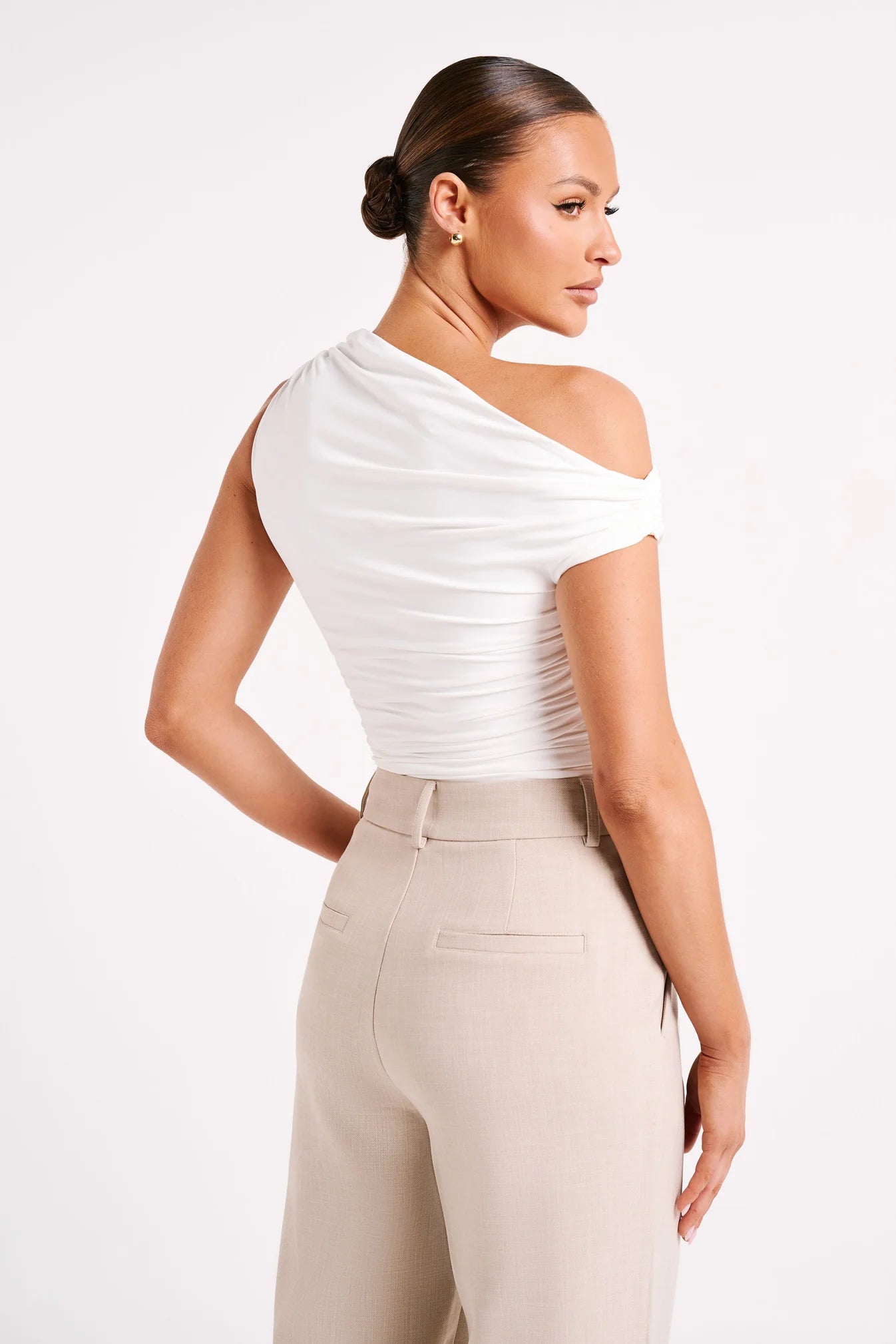 Alayna Tek Omuz Bluz