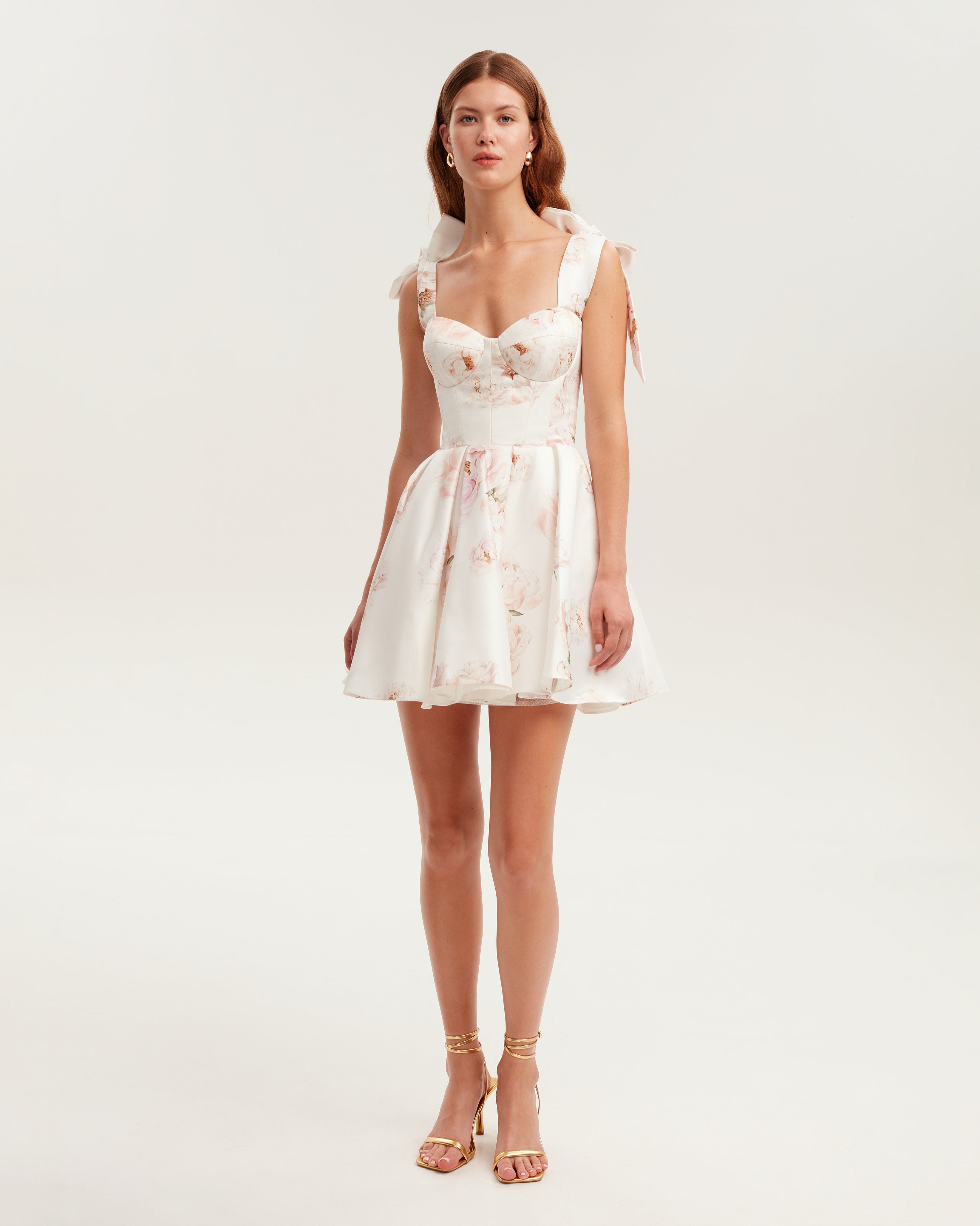 Floral Whisper Mini Elbise