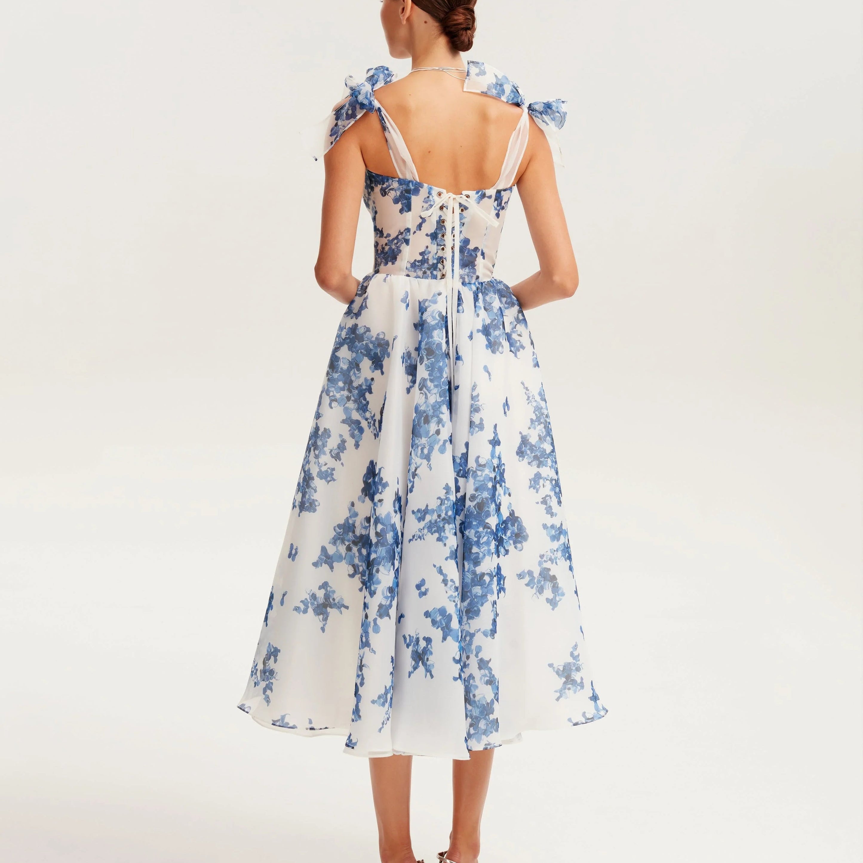 Flora Charm Midi Elbise