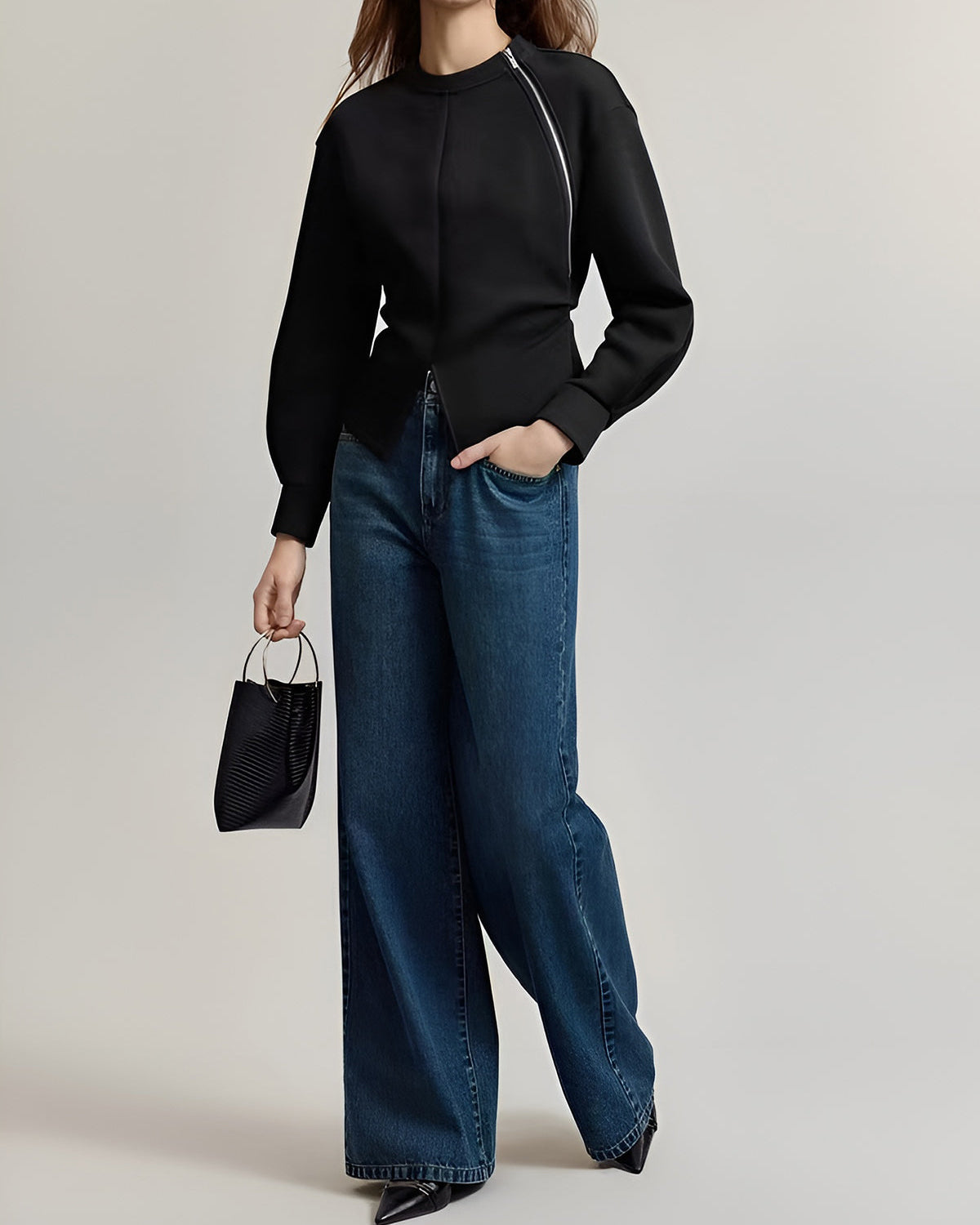 Asymmetry Elegance Bluz