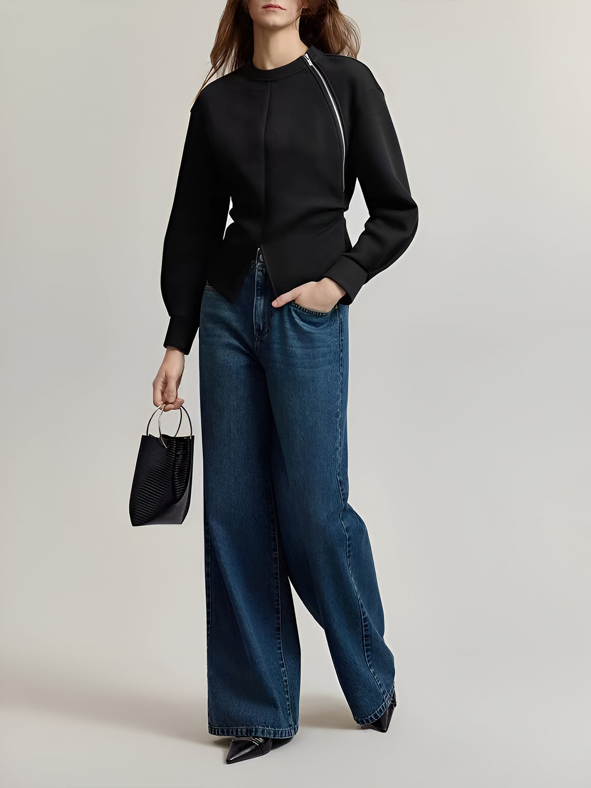 Asymmetry Elegance Bluz
