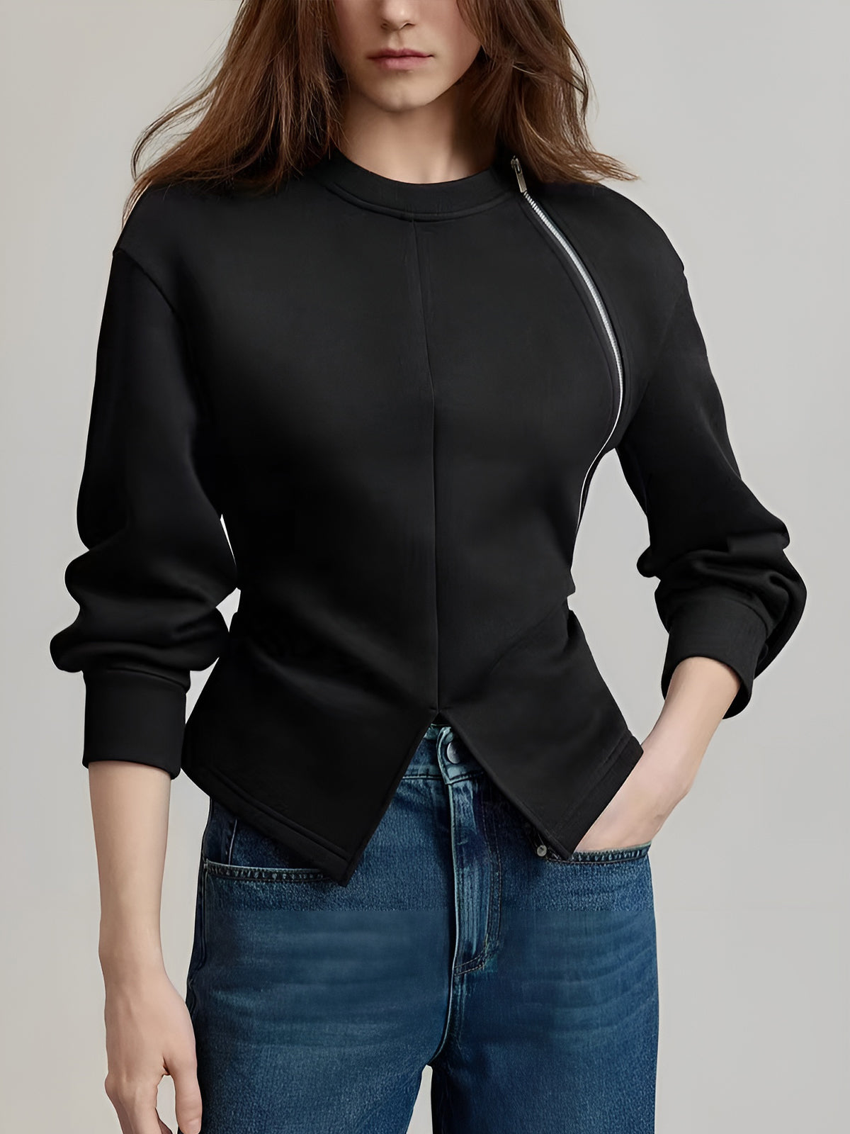Asymmetry Elegance Bluz