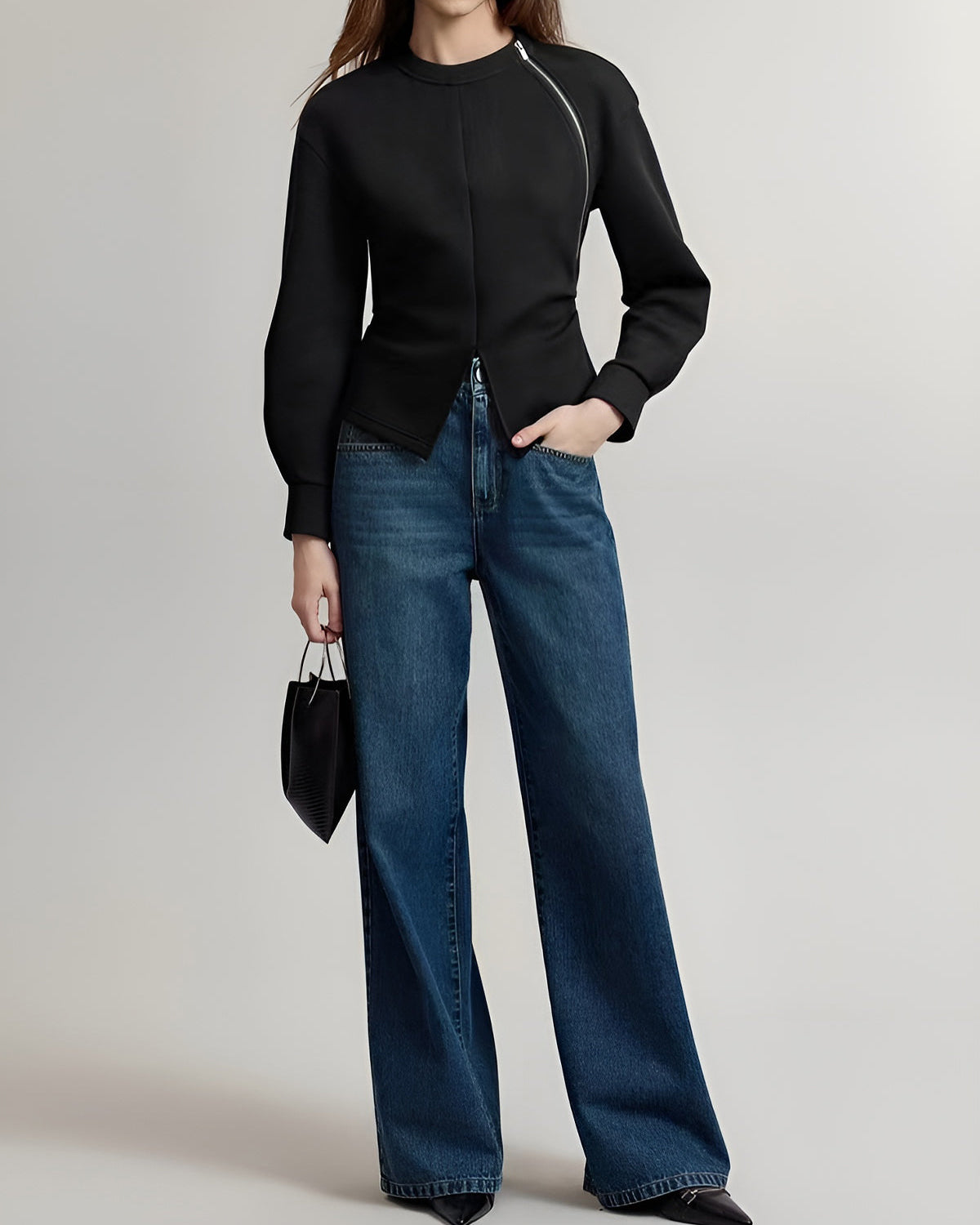 Asymmetry Elegance Bluz