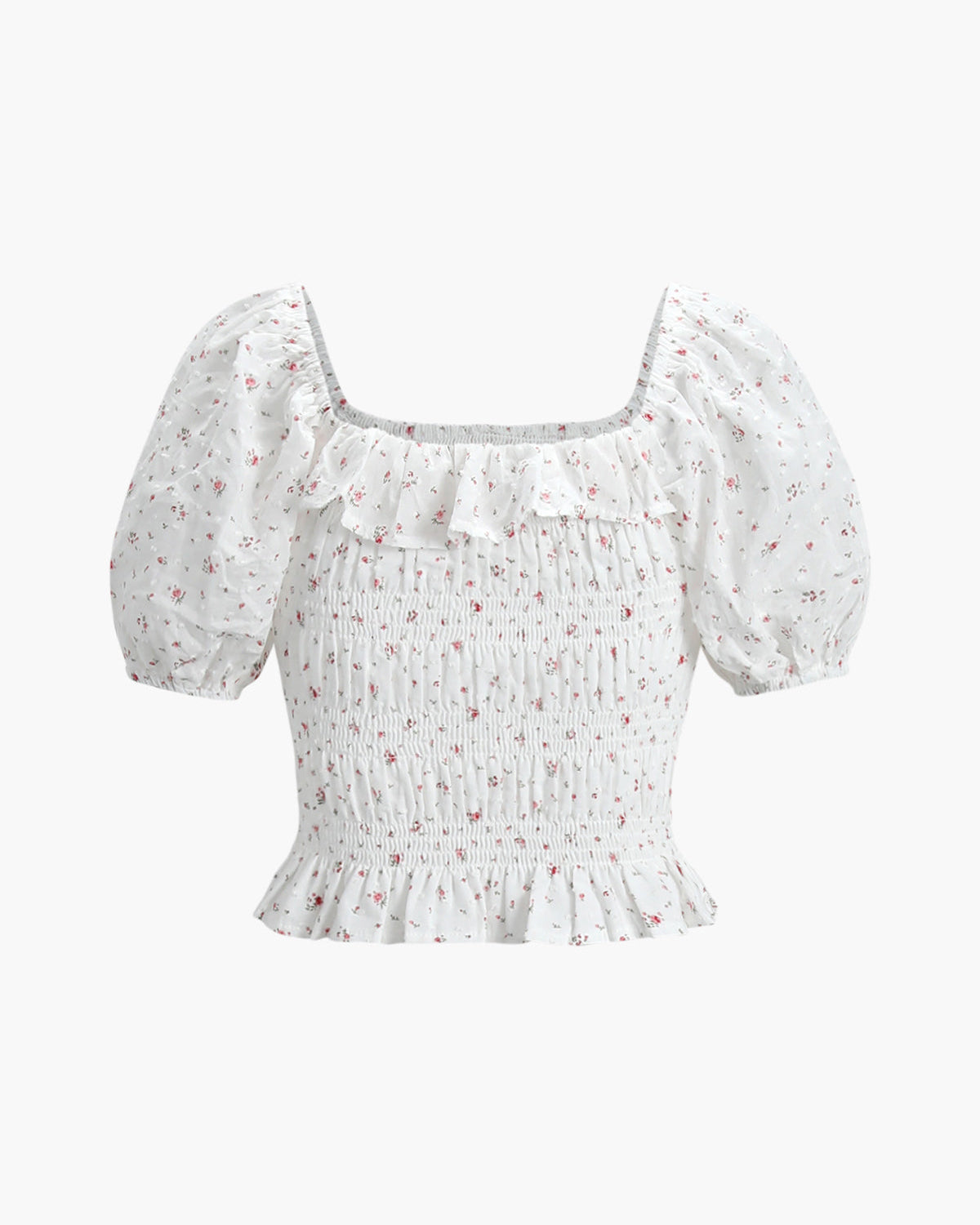 Blossom Smocked Bluz