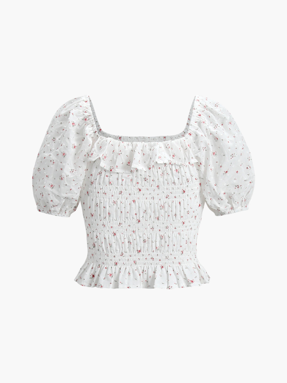 Blossom Smocked Bluz