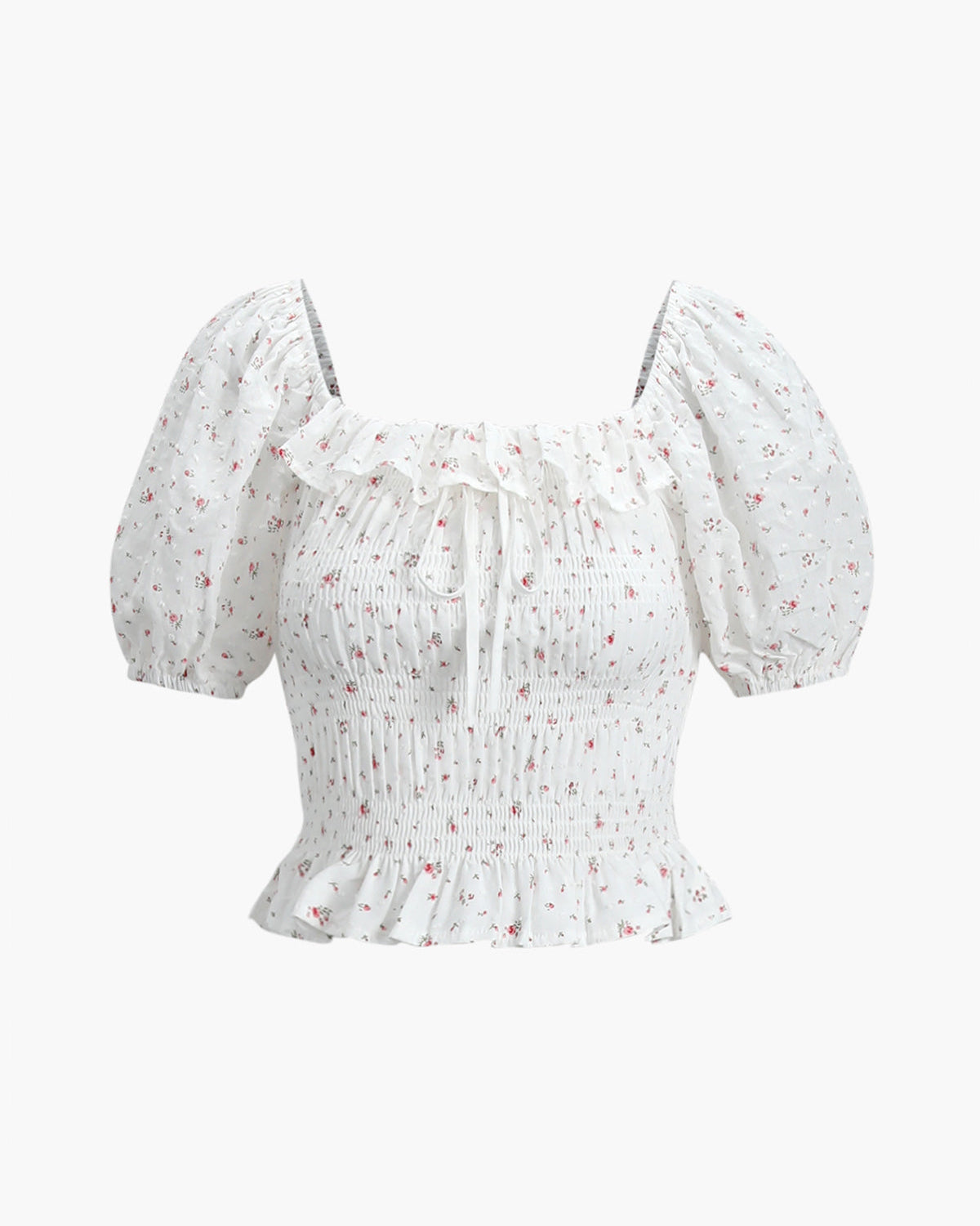 Blossom Smocked Bluz