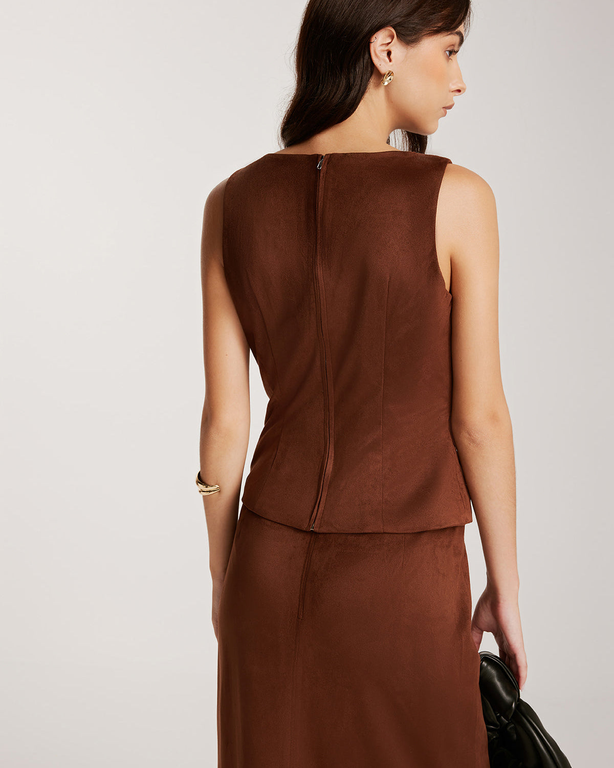 Bronze Elegance Kolsuz Bluz