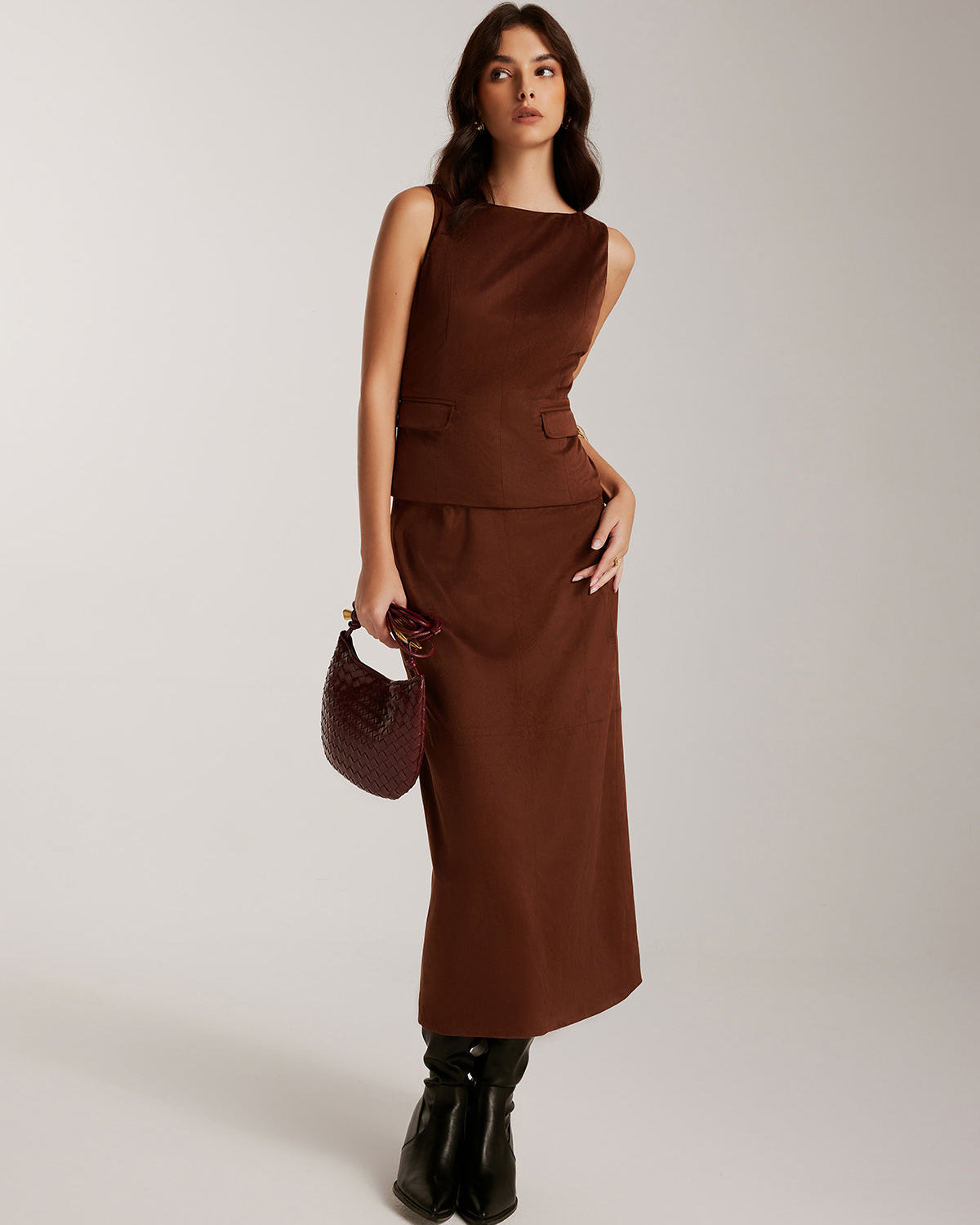 Bronze Elegance Kolsuz Bluz