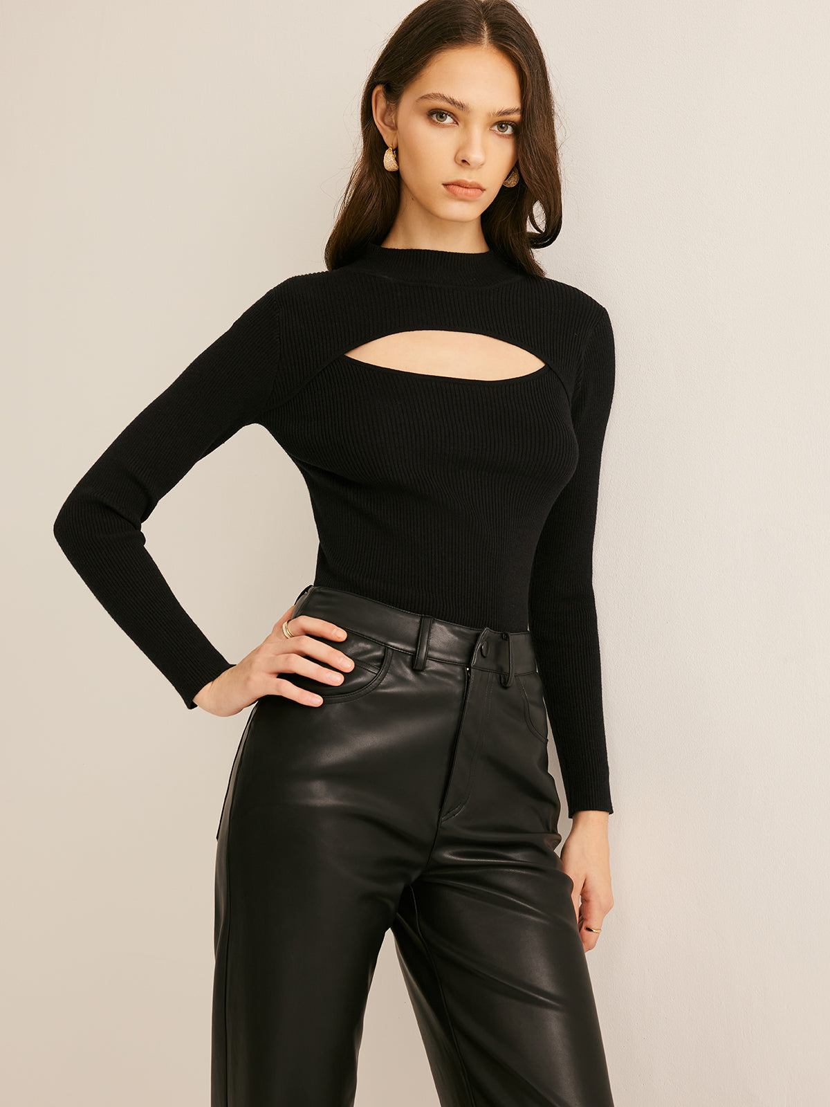 Eclipse Cut-Out Detaylı Bluz