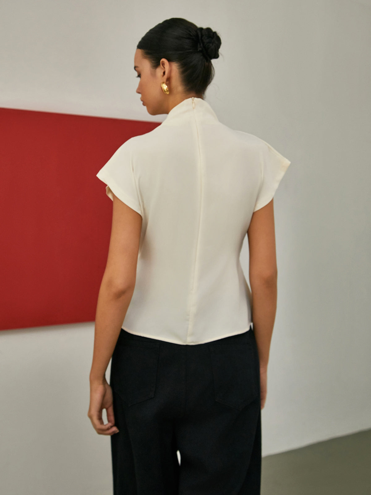Graceful Drape Detaylı Bluz