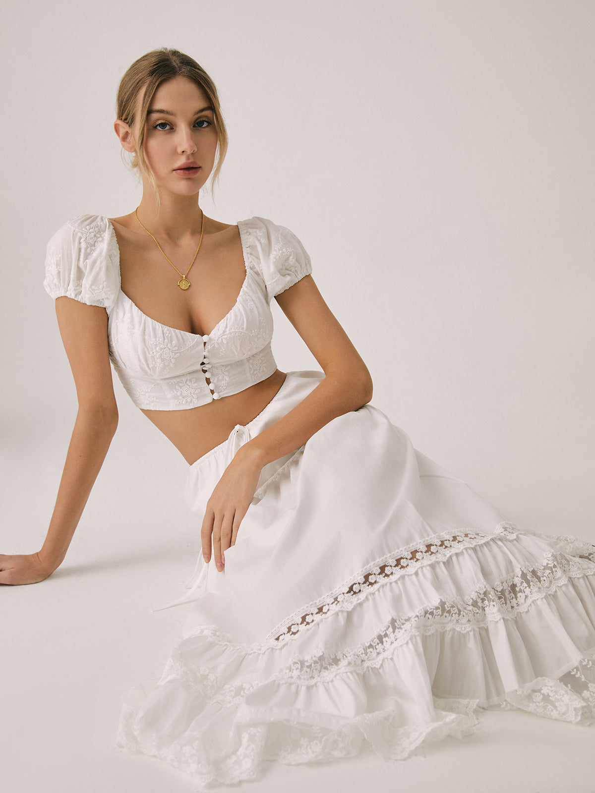 Lace Dream Kısa Bluz