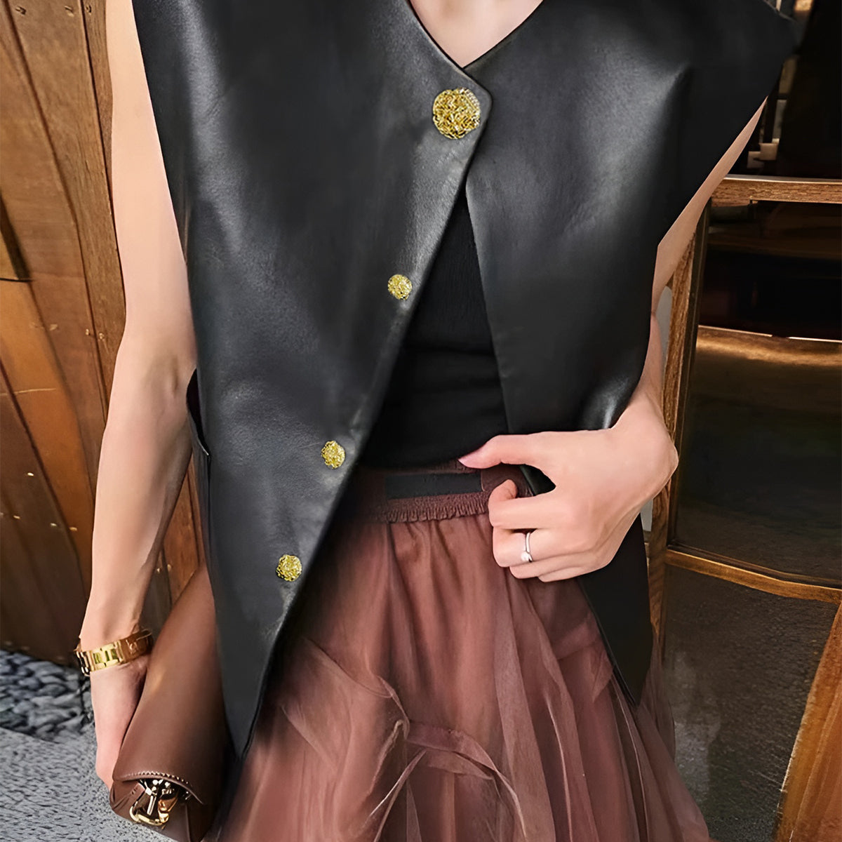 Luxe Noir Yelek
