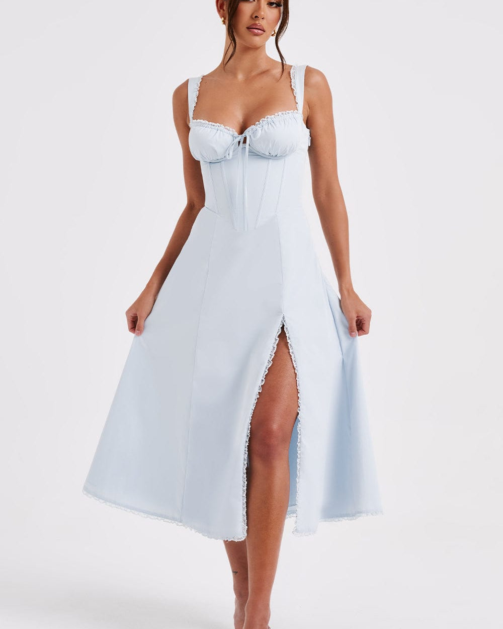 Ulrika Romantik Midi Elbise
