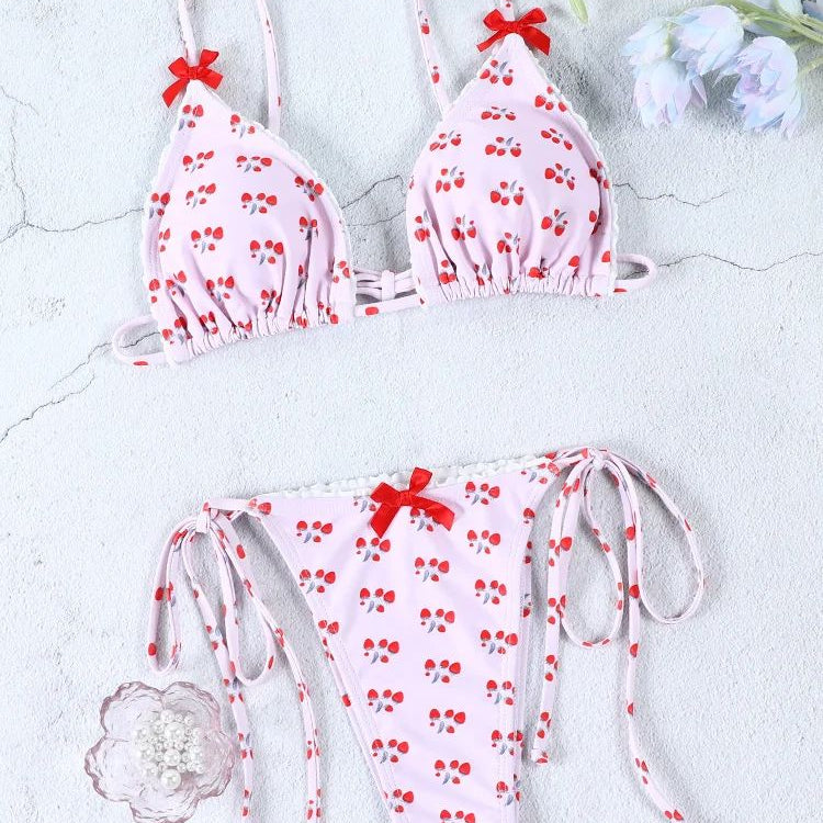 Jayne Cherry Print Bikini Takımı