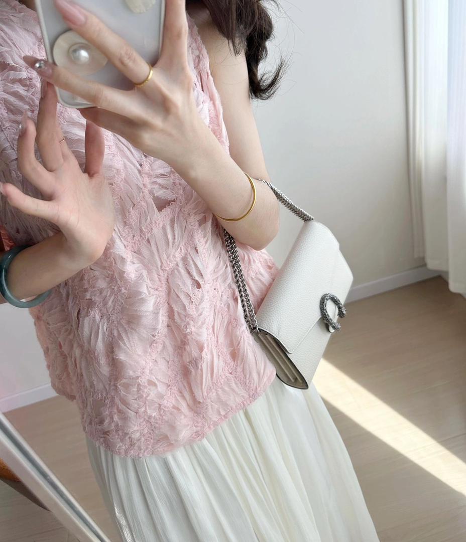 Bisiklet Yaka Kolsuz Bluz