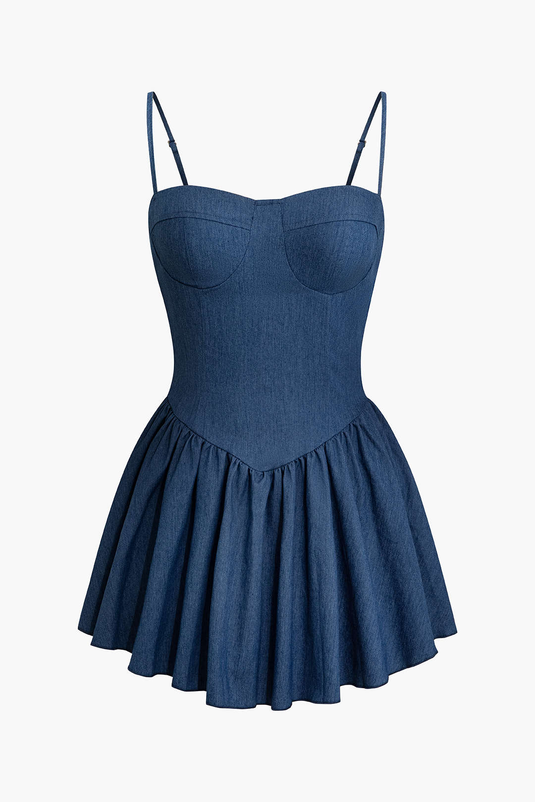 Indigo Belle Denim Mini Elbise