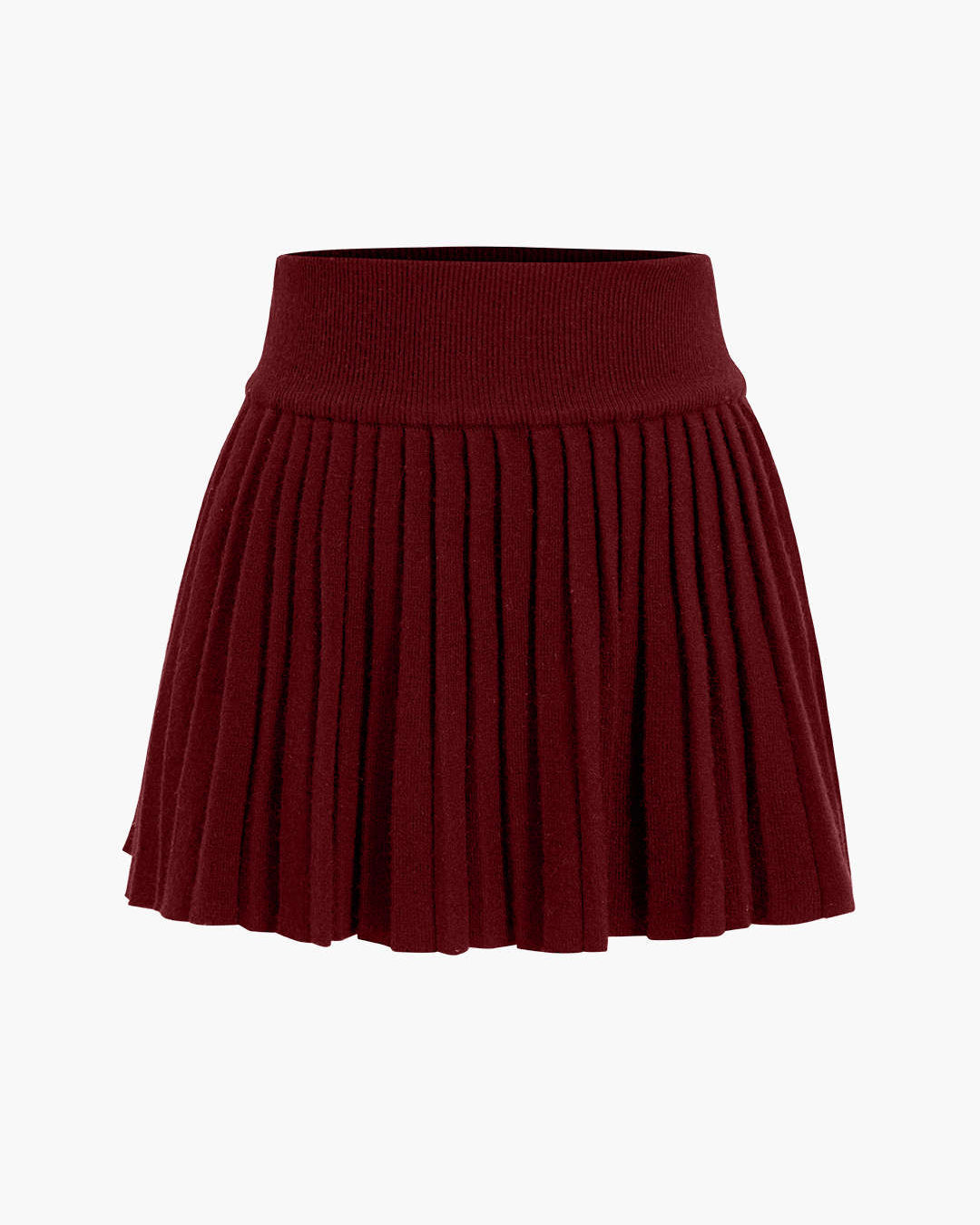 Basic Triko Pileli Etek